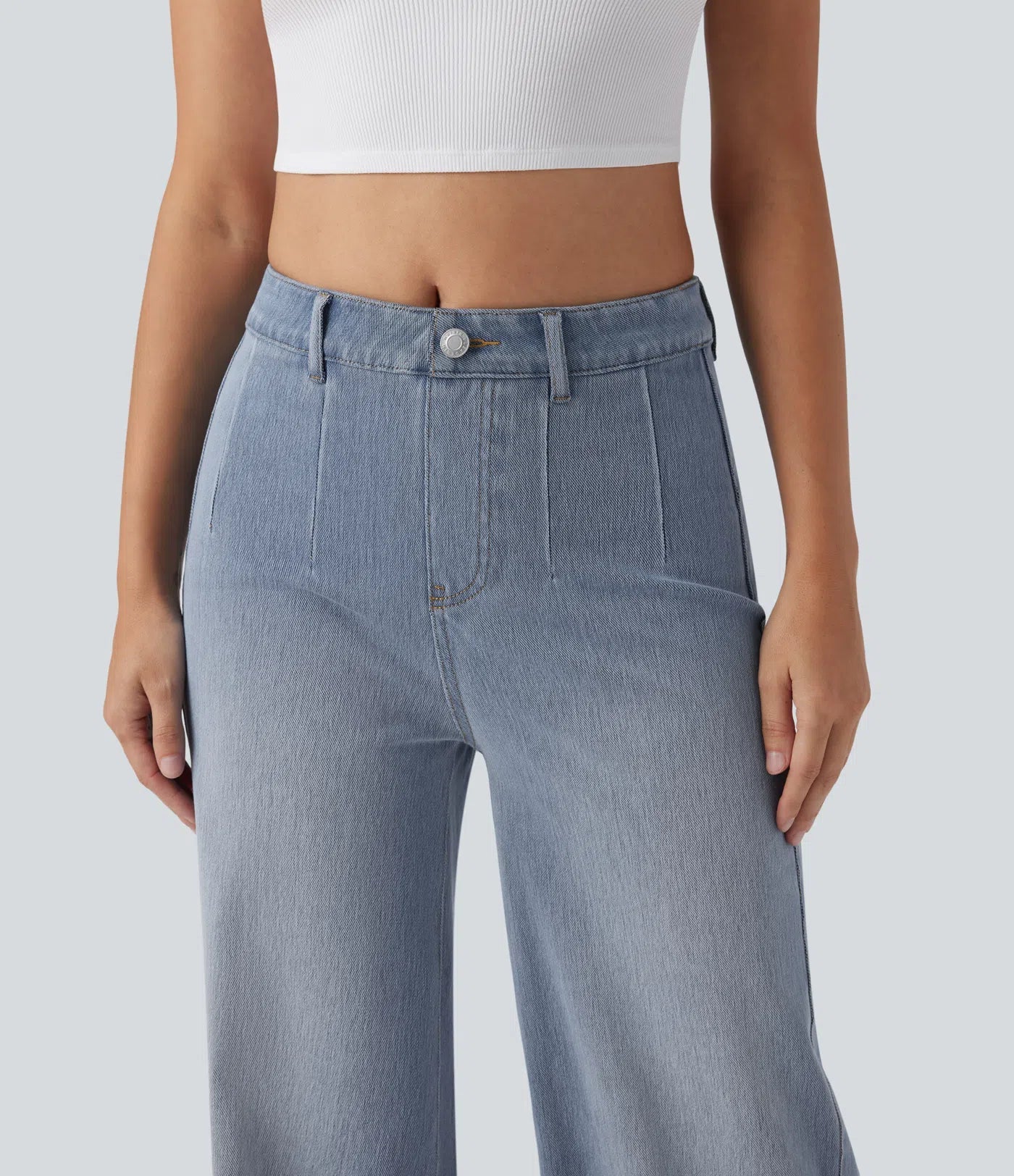 Haurelle Flex™ – Mid Rise Sculpt Wide Leg Jeans