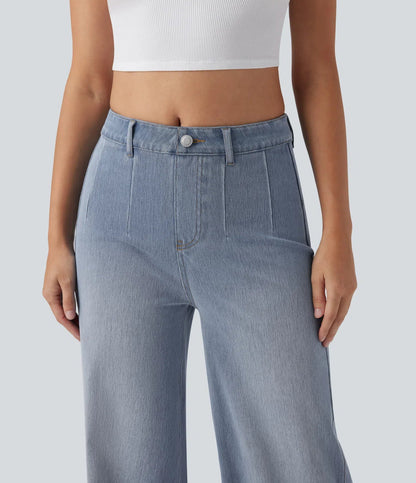 Haurelle Flex™ – Mid Rise Sculpt Wide Leg Jeans