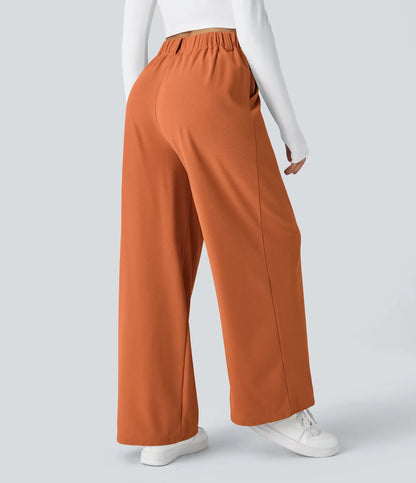 Haurelle Flex™ – Stretch High Waist Straight Leg Pants
