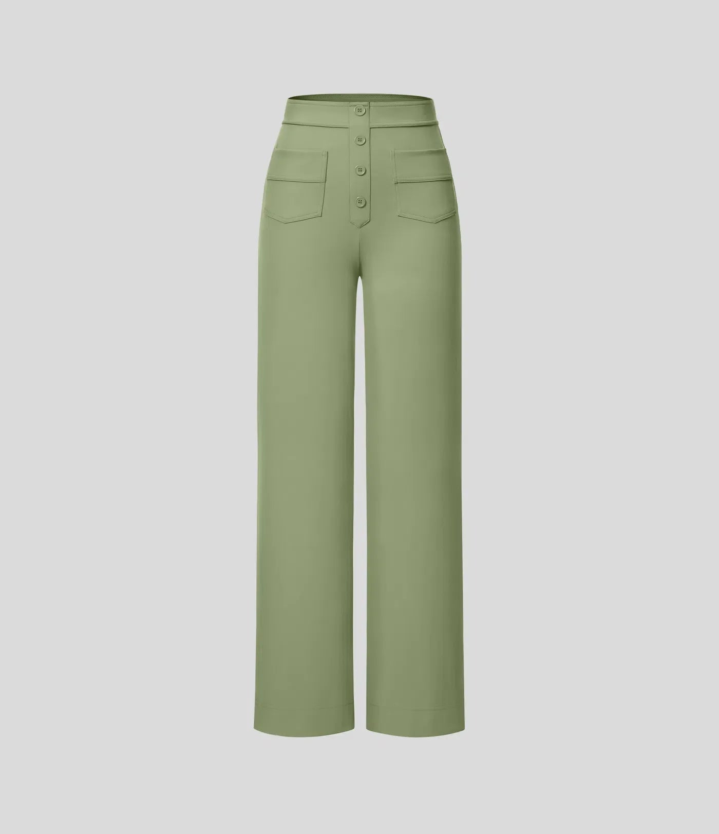 Haurelle Flex™ – High Waist Straight Leg Utility Pants