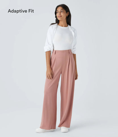 Haurelle Flex™ – Stretch High Waist Straight Leg Pants