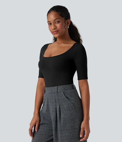 Haurelle Airy™ – Soft Touch V-Neck Shirt