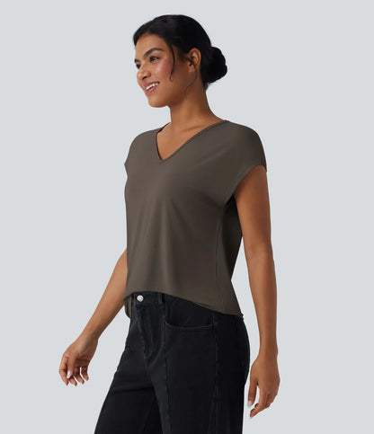 Haurelle Flex™ – Essential V-Neck Shirt