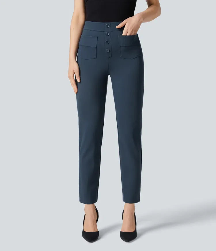 Haurelle Flex™ – High Waist Stretch Work Pants