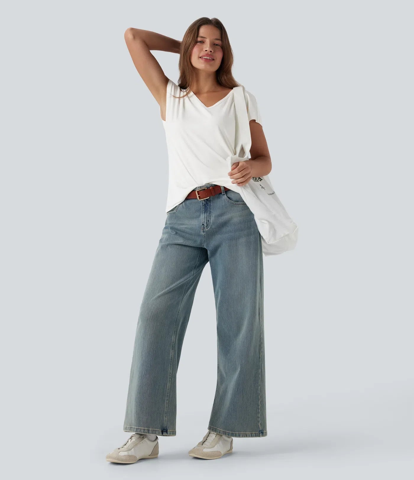 Haurelle Flex™ – Essential V-Neck Shirt