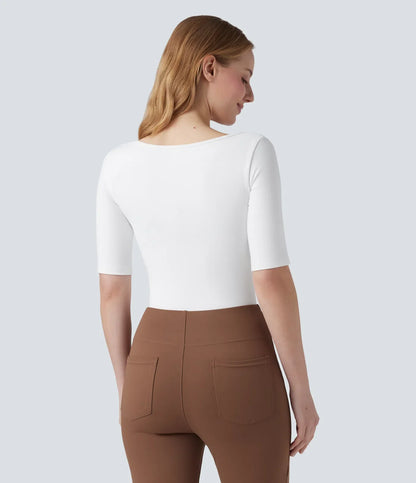 Haurelle Airy™ – Soft Touch V-Neck Shirt