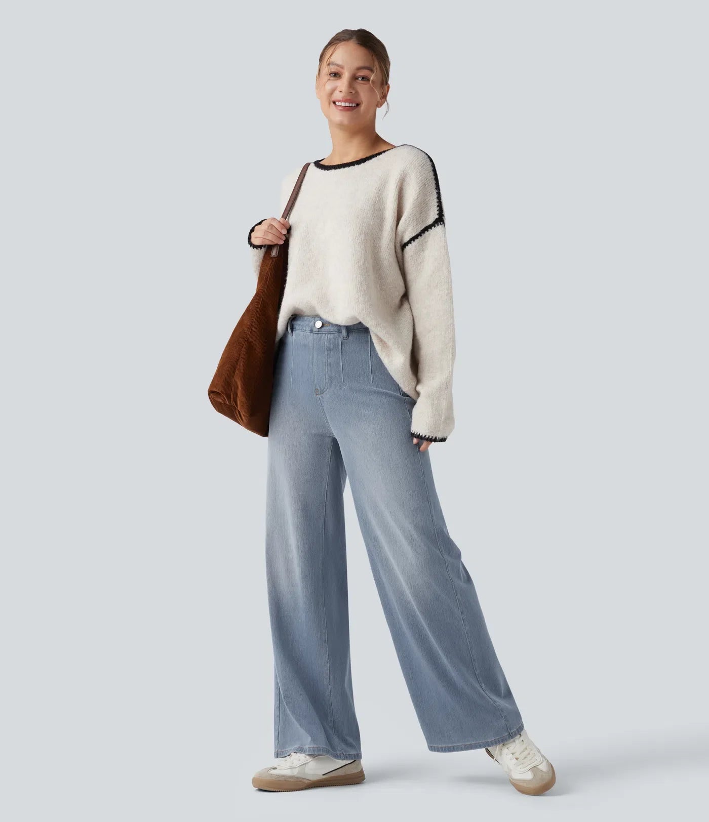Haurelle Flex™ – Mid Rise Sculpt Wide Leg Jeans
