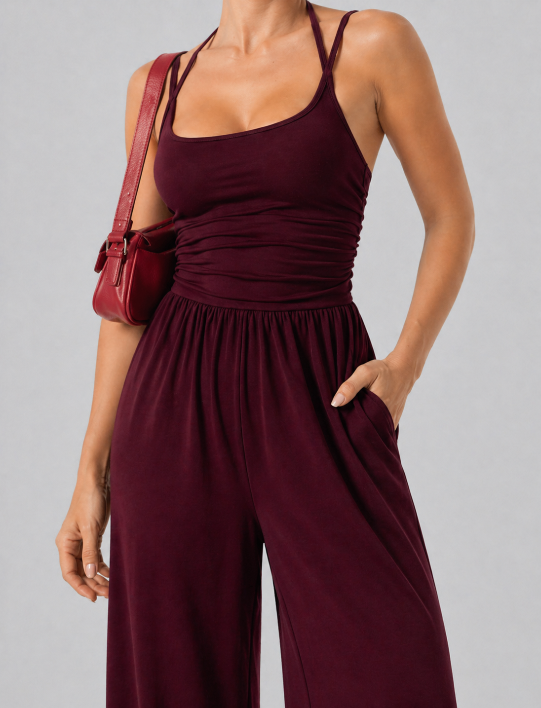 Haurelle SoftFlow™ – Wide Leg Jumpsuit