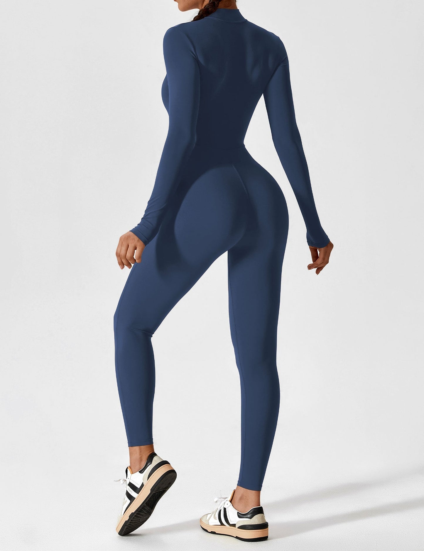 Haurelle UltraSculpt™ – Long Sleeve Zip Jumpsuit