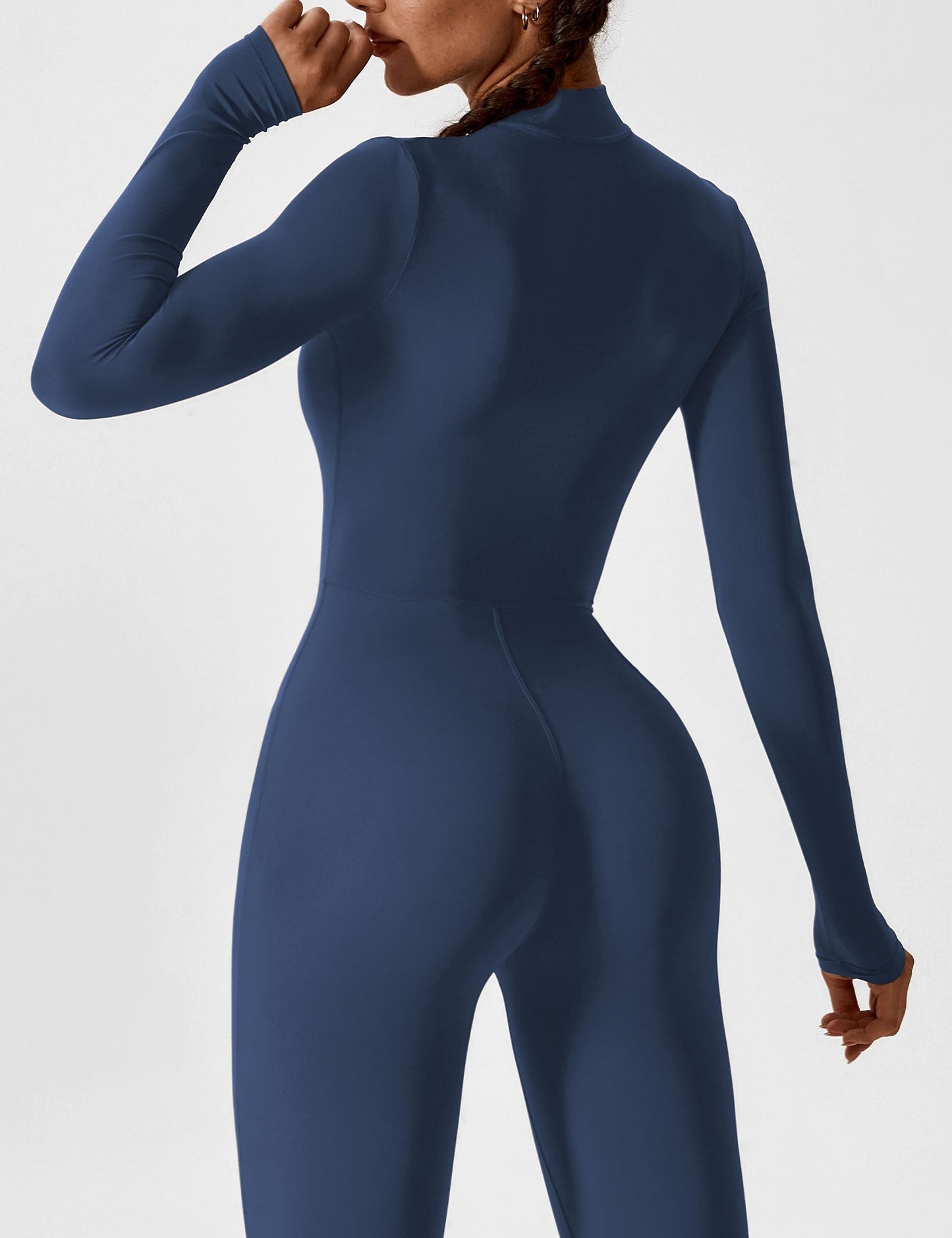 Haurelle UltraSculpt™ – Long Sleeve Zip Jumpsuit