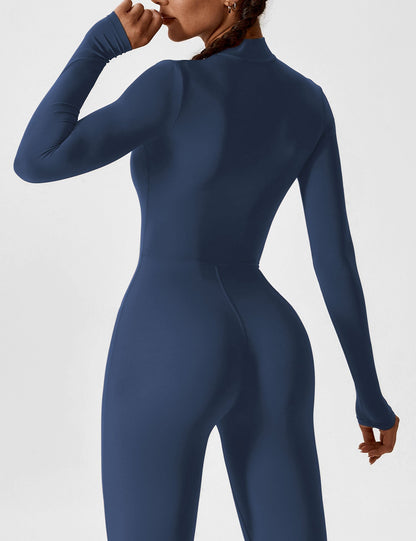 Haurelle UltraSculpt™ – Long Sleeve Zip Jumpsuit