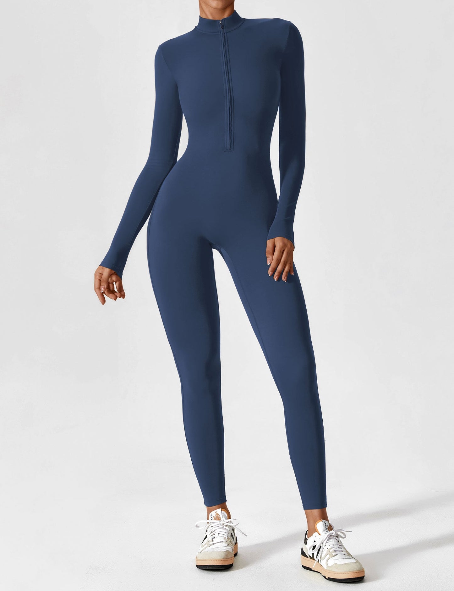 Haurelle UltraSculpt™ – Long Sleeve Zip Jumpsuit