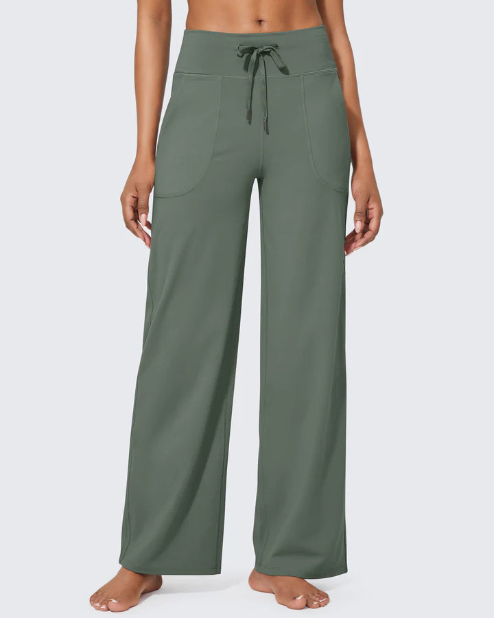 Haurelle EaseFlow™ – Wide Leg Lounge Pants