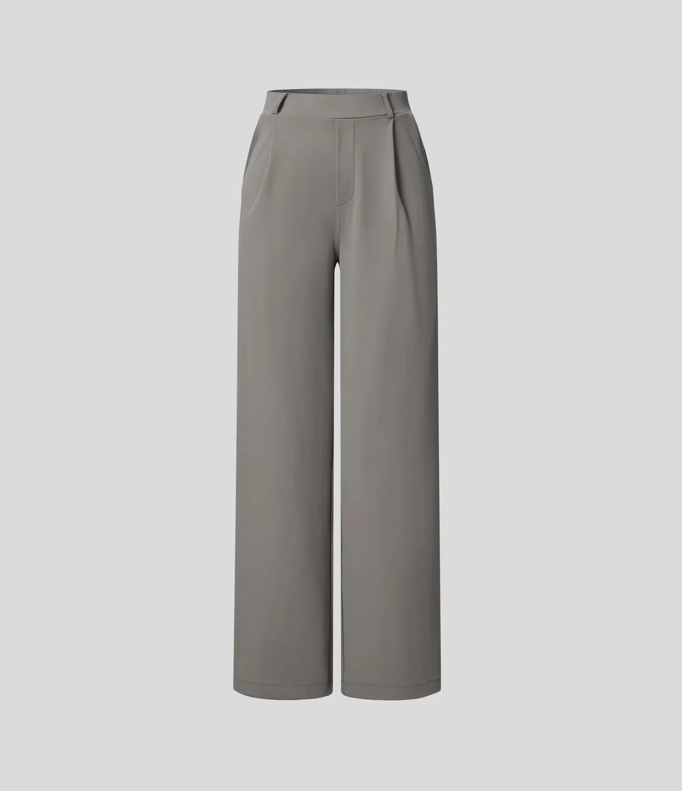 Haurelle Flex™ – Pleated Stretch High Waist Straight Leg Pants