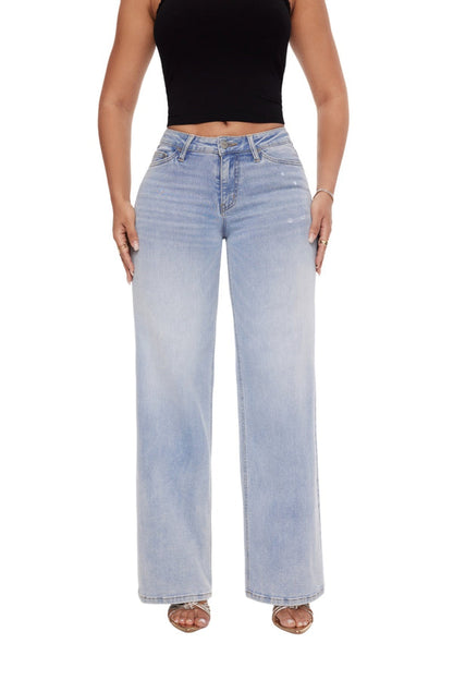 Haurelle SoftDenim™ – Wide Leg Jeans