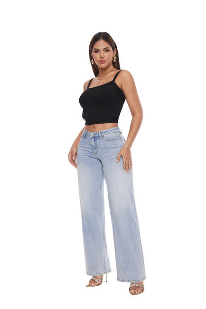 Haurelle SoftDenim™ – Wide Leg Jeans