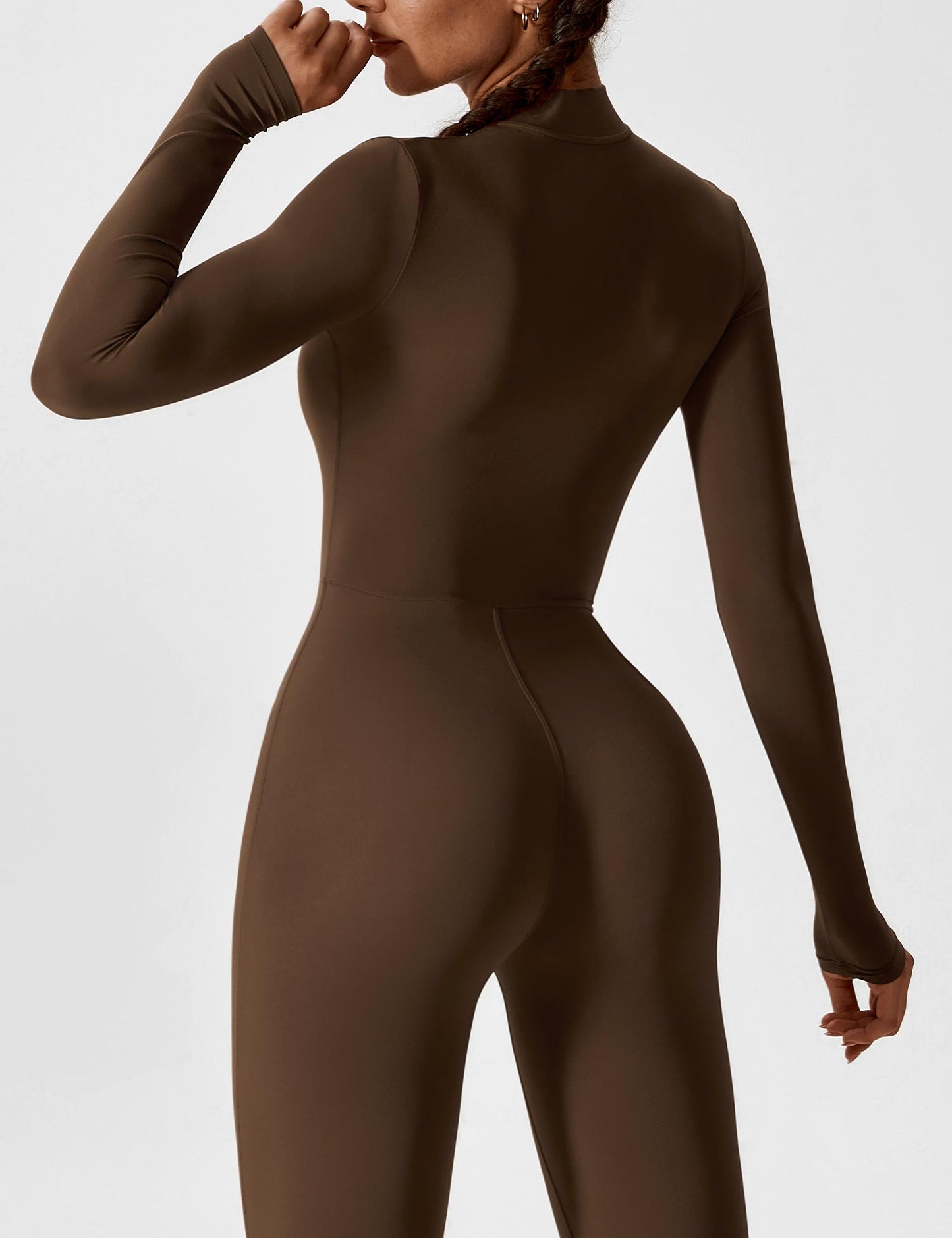 Haurelle UltraSculpt™ – Long Sleeve Zip Jumpsuit