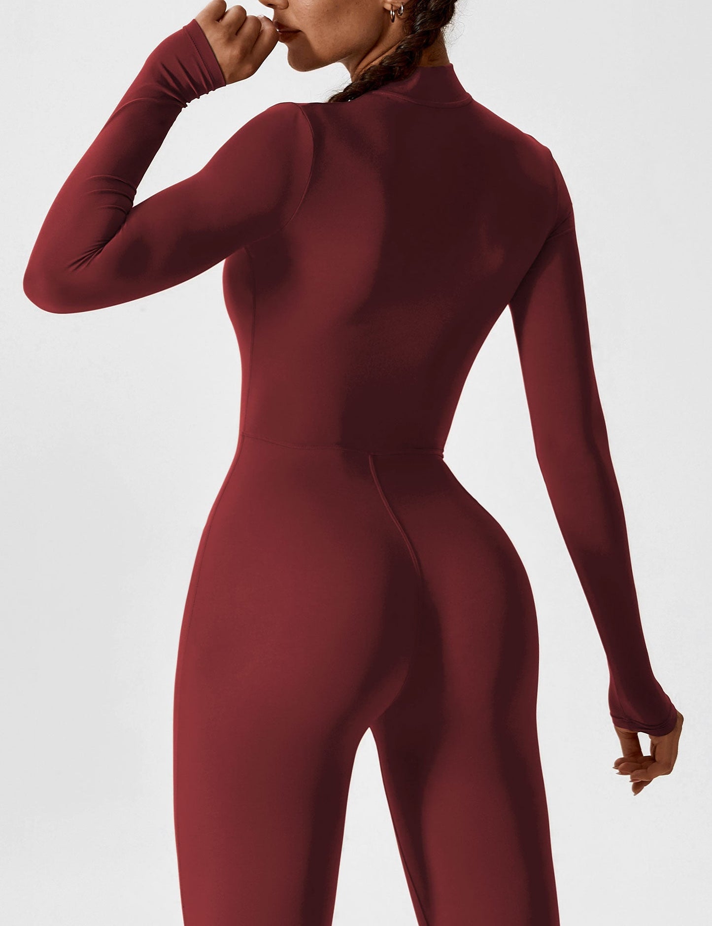 Haurelle UltraSculpt™ – Long Sleeve Zip Jumpsuit