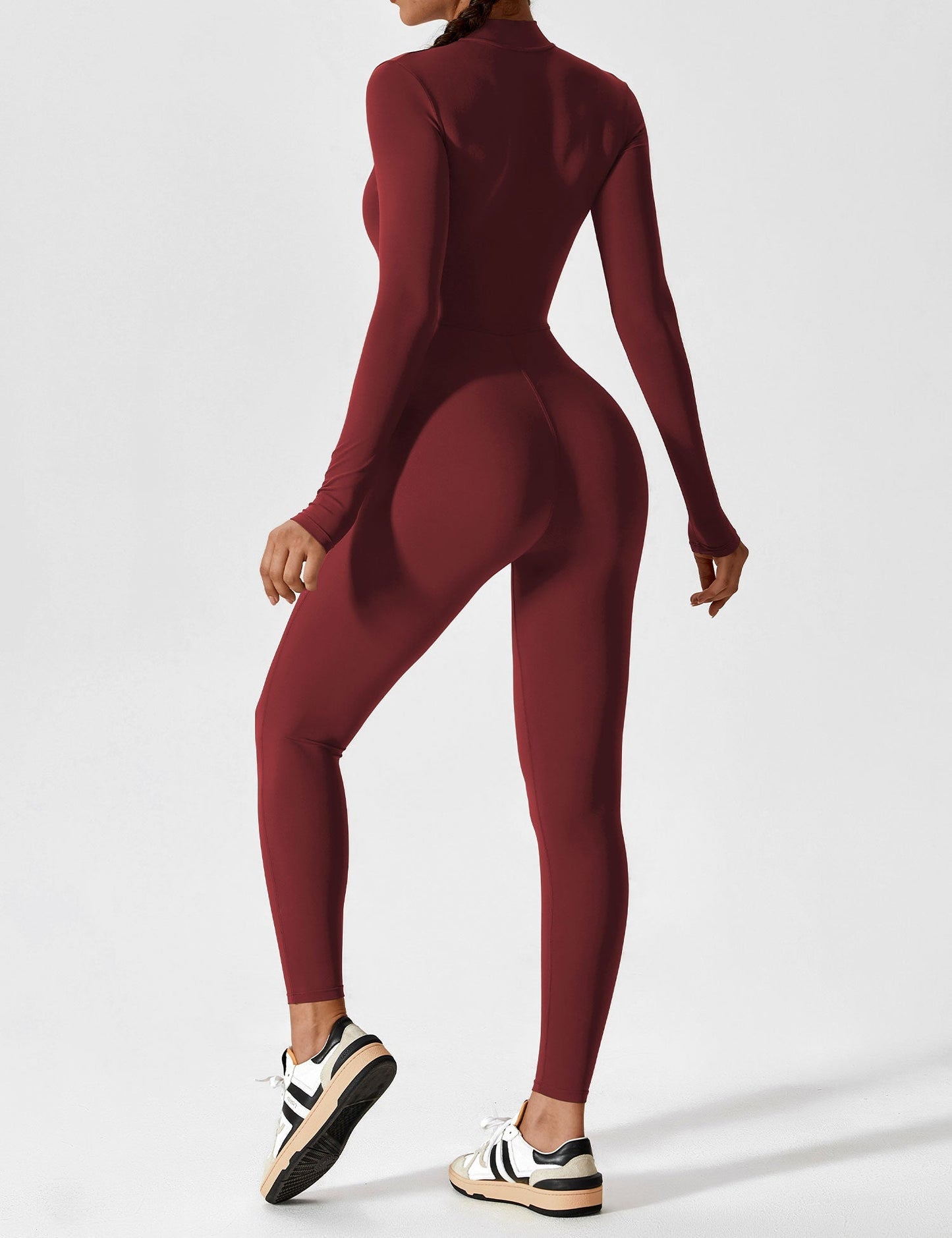 Haurelle UltraSculpt™ – Long Sleeve Zip Jumpsuit