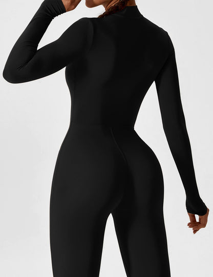 Haurelle UltraSculpt™ – Long Sleeve Zip Jumpsuit