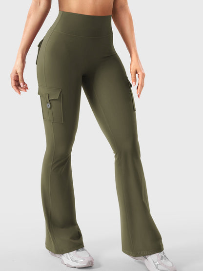 Haurelle Hedda™ – High Waist 4-Way Stretch Flared Leggings