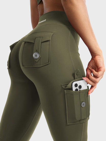Haurelle Hedda™ – High Waist 4-Way Stretch Flared Leggings