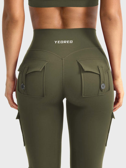 Haurelle Hedda™ – High Waist 4-Way Stretch Flared Leggings