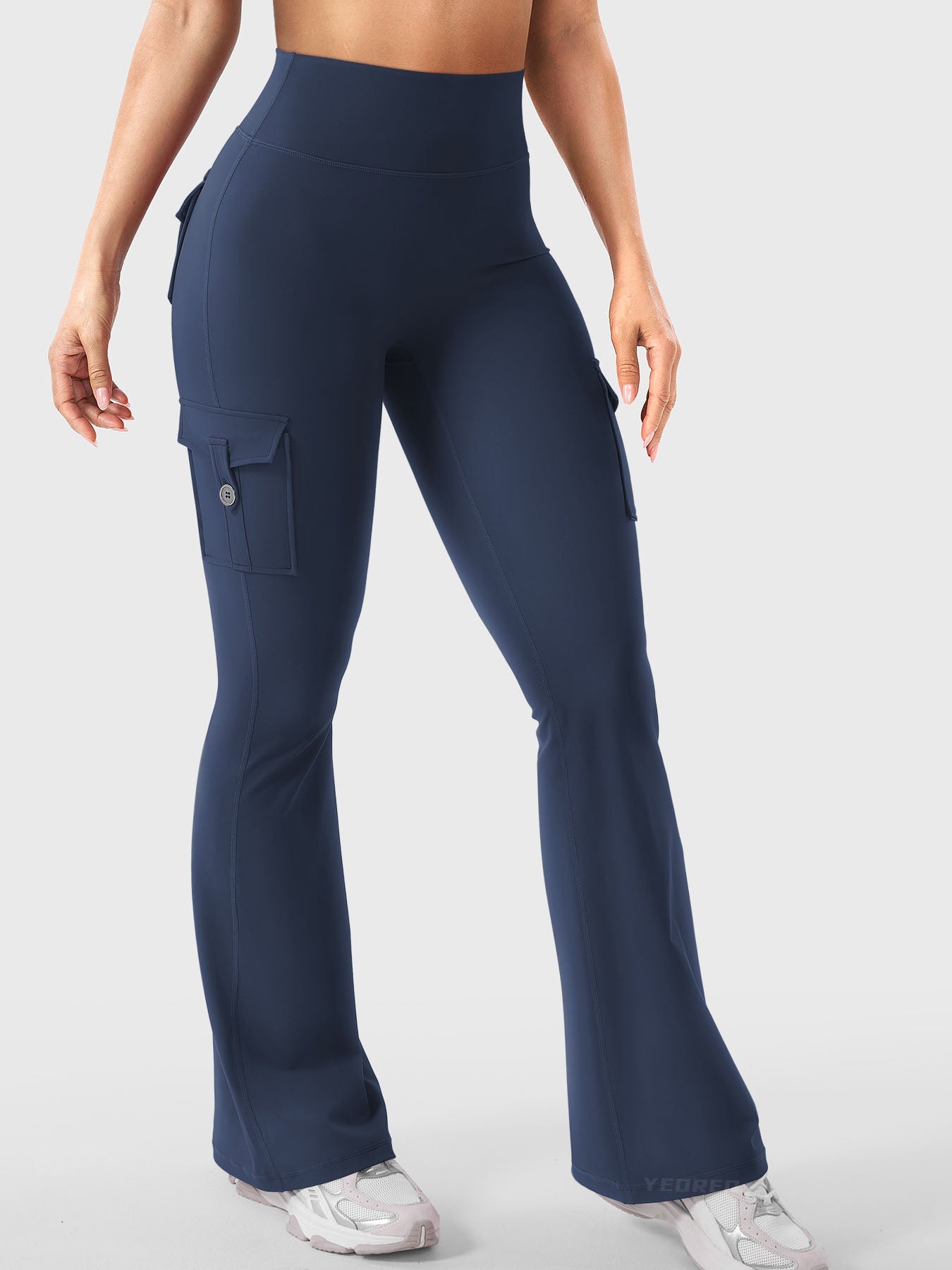 Haurelle Hedda™ – High Waist 4-Way Stretch Flared Leggings