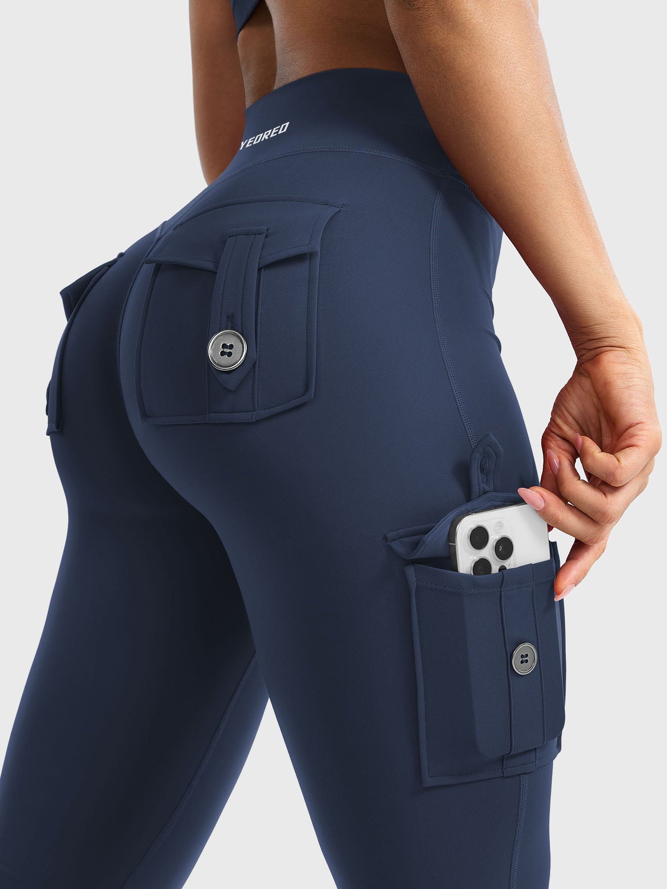 Haurelle Hedda™ – High Waist 4-Way Stretch Flared Leggings