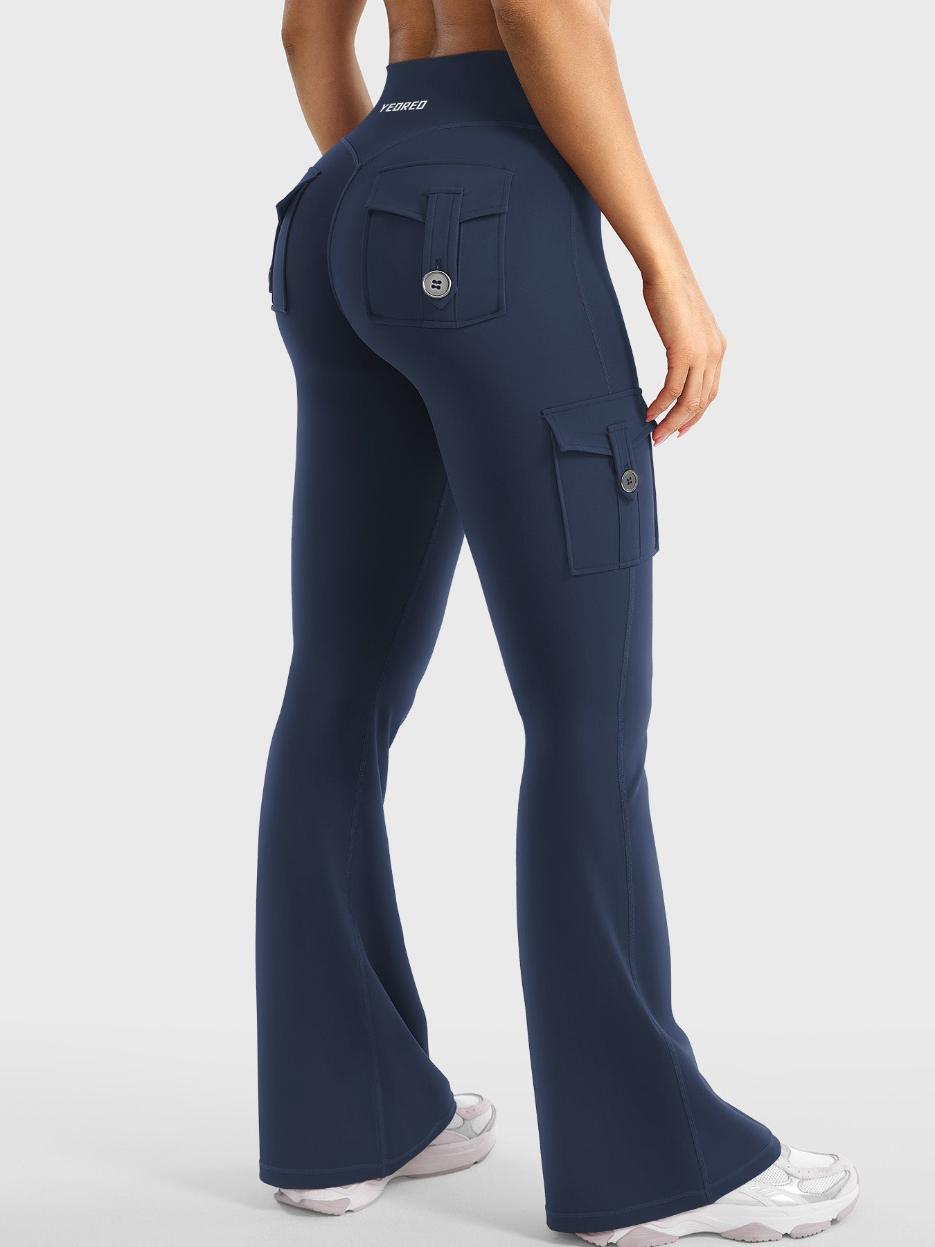 Haurelle Hedda™ – High Waist 4-Way Stretch Flared Leggings