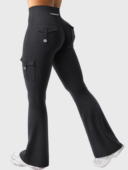 Haurelle Hedda™ – High Waist 4-Way Stretch Flared Leggings