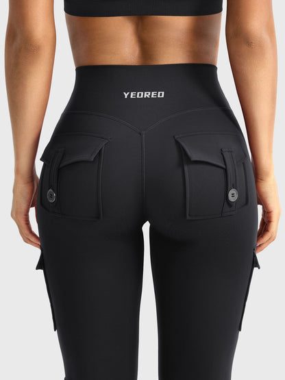 Haurelle Hedda™ – High Waist 4-Way Stretch Flared Leggings