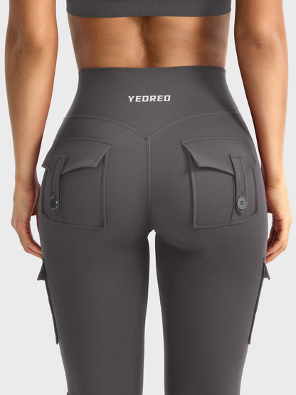 Haurelle Hedda™ – High Waist 4-Way Stretch Flared Leggings