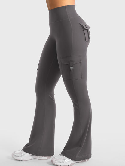 Haurelle Hedda™ – High Waist 4-Way Stretch Flared Leggings