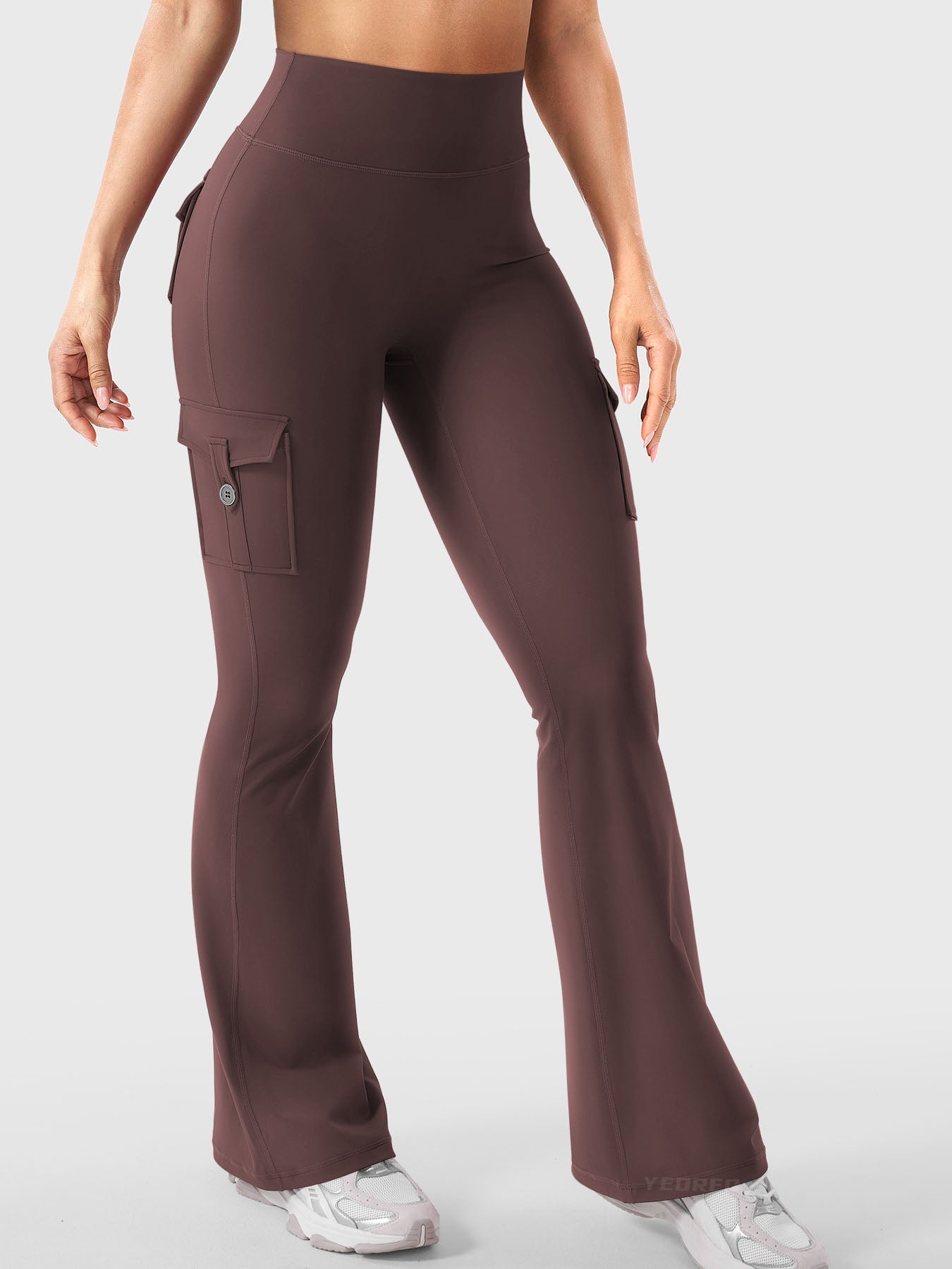 Haurelle Hedda™ – High Waist 4-Way Stretch Flared Leggings
