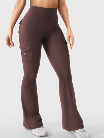 Haurelle Hedda™ – High Waist 4-Way Stretch Flared Leggings