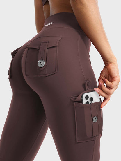 Haurelle Hedda™ – High Waist 4-Way Stretch Flared Leggings
