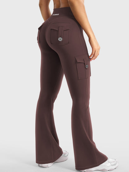 Haurelle Hedda™ – High Waist 4-Way Stretch Flared Leggings