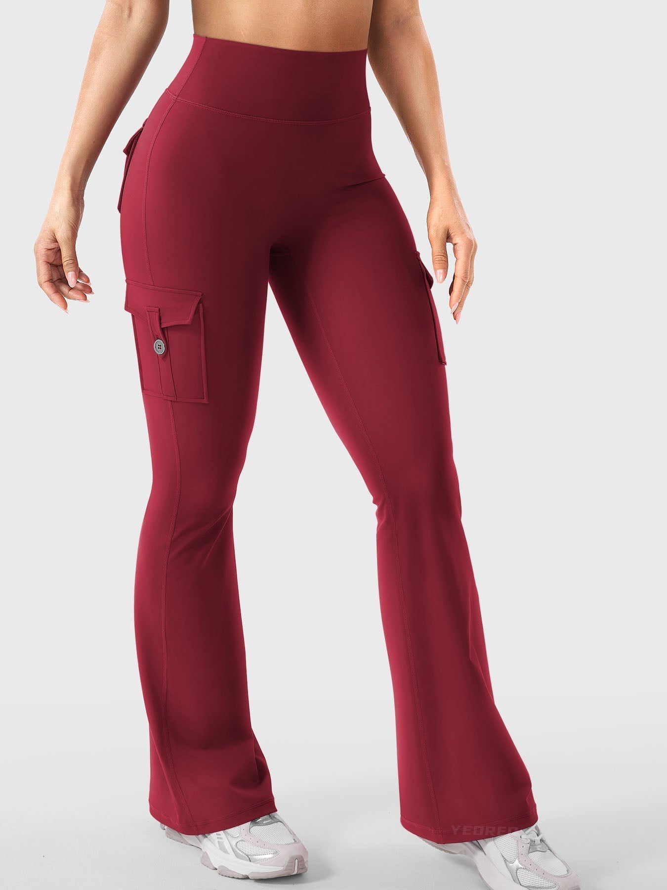 Haurelle Hedda™ – High Waist 4-Way Stretch Flared Leggings