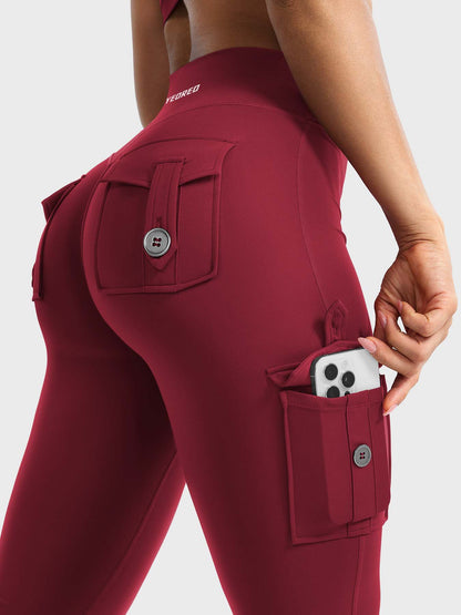 Haurelle Hedda™ – High Waist 4-Way Stretch Flared Leggings