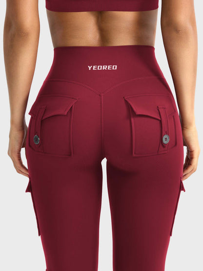 Haurelle Hedda™ – High Waist 4-Way Stretch Flared Leggings