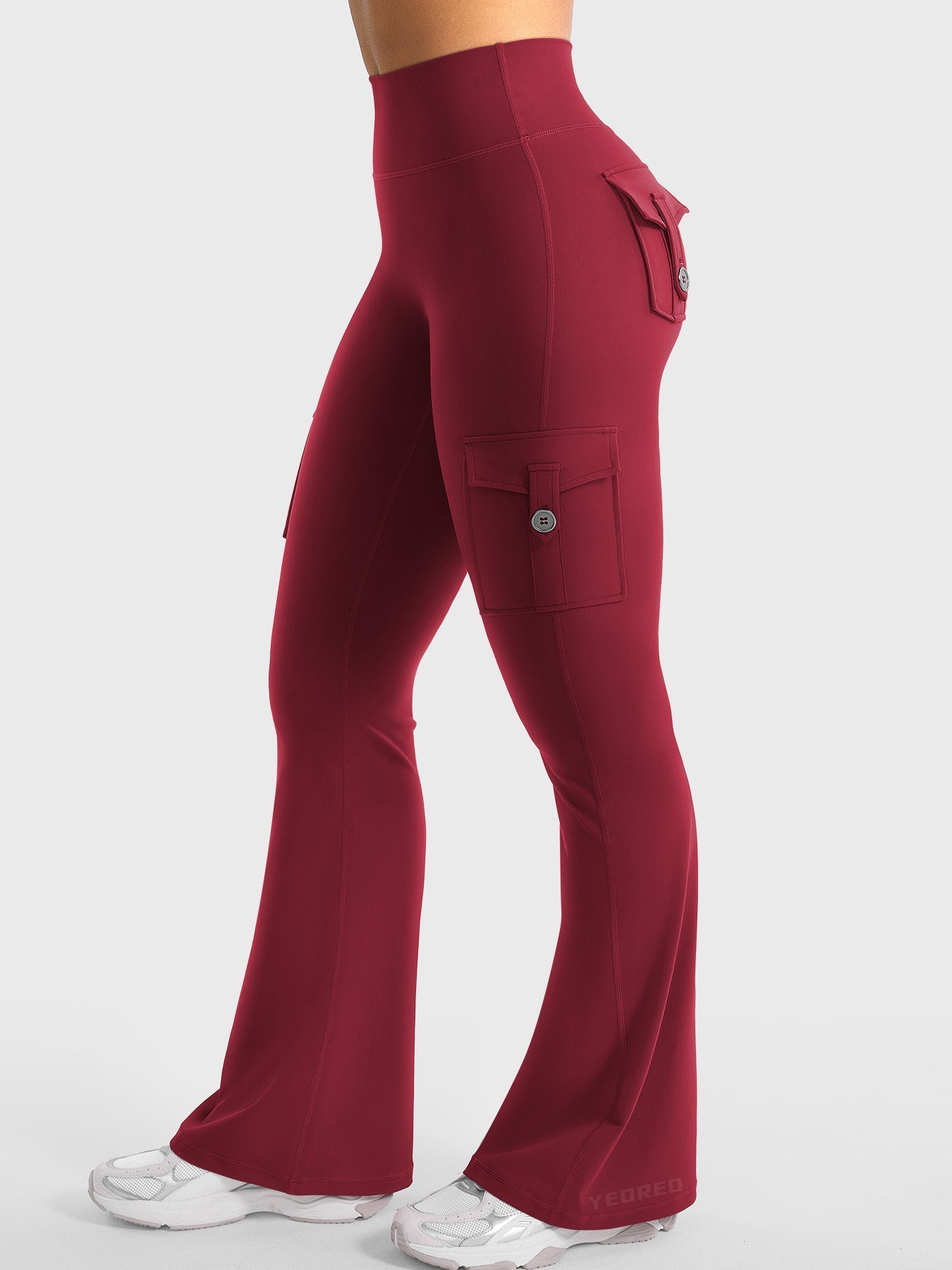 Haurelle Hedda™ – High Waist 4-Way Stretch Flared Leggings