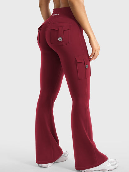 Haurelle Hedda™ – High Waist 4-Way Stretch Flared Leggings